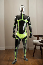 Man Latex Catsuits Tron Gen Shoulder Zipper