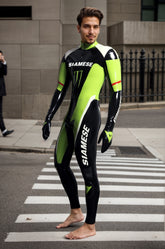Man Latex Catsuits Motogp Biker Racing