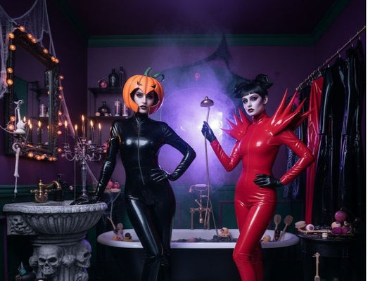 Halloween Bathroom Guide for Latex Wearers and Cosplay