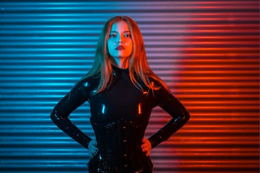 Woman in Latex Clothing